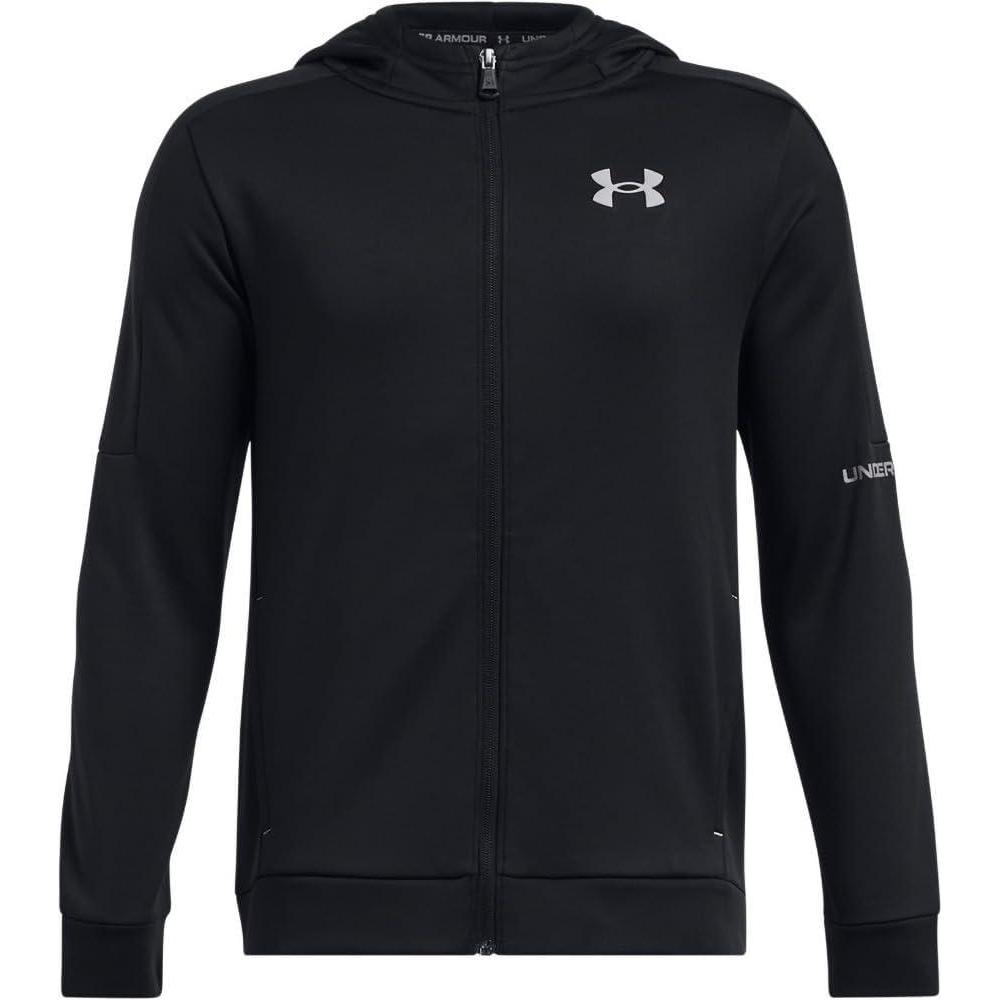 imageUnder Armour Boys Armourfleece Full Zip HoodieBlack Black Steel
