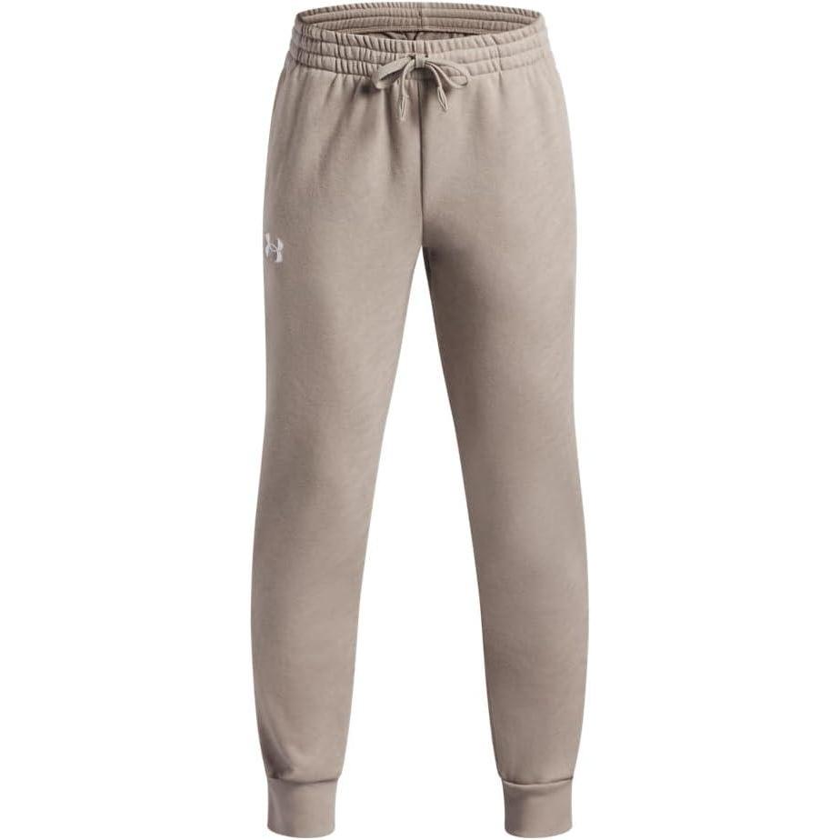 imageUnder Armour Boys Rival Fleece Joggers203 Timberwolf Taupe   White