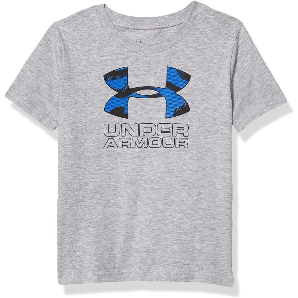 imageUnder Armour Boys Tech Hybrid Printed Fill ShortSleeve TShirtModerate Graysp20