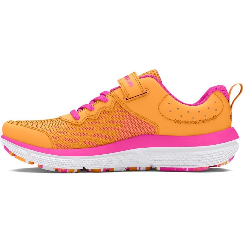 imageUnder Armour Girls Pre School Assert 10 Alternate Closure Sneaker800 Nova OrangeRebel PinkRebel Pink