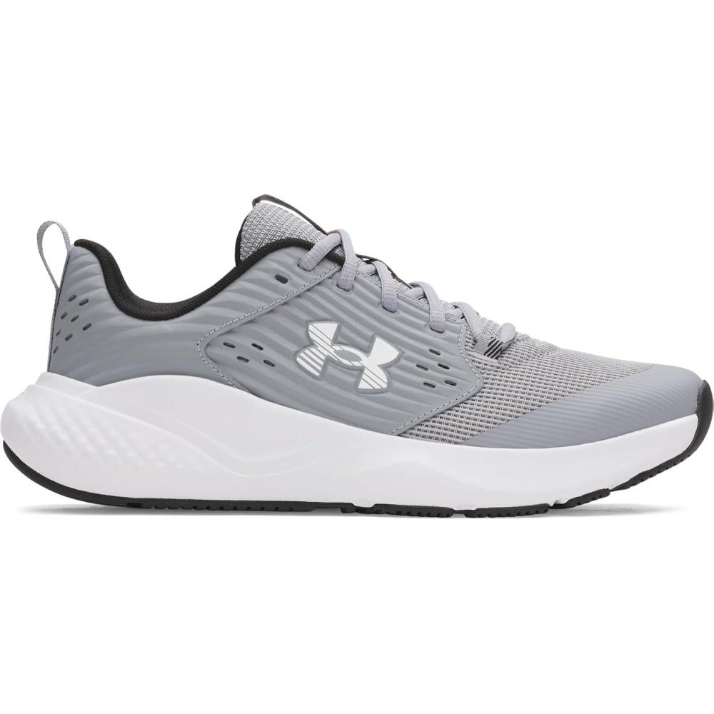 imageUnder Armour Mens Charged Commit Trainer 4 Sneaker035 SteelWhiteWhite