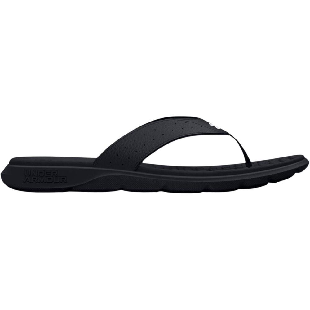 imageUnder Armour Mens Ignite Pro Flip Flop001 BlackBlackWhite