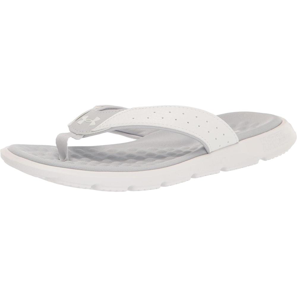 imageUnder Armour Mens Ignite Pro Flip Flop100 WhiteHalo GrayWhite
