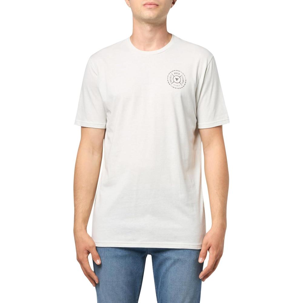 imageUnder Armour Mens Project Rock Wire Short Sleeve T Shirt114 White Clay  Black  White