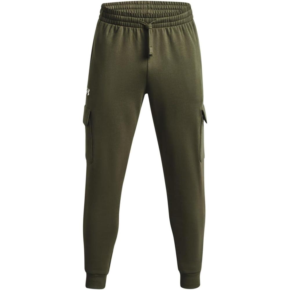 imageUnder Armour Mens Rival Fleece Cargo Jogger390 Marine Od Green   White