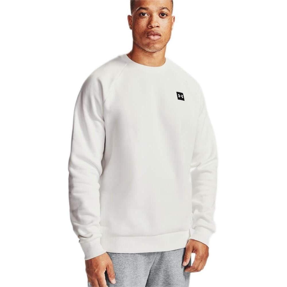 imageUnder Armour Mens Rival Fleece CrewOnyx White 112White