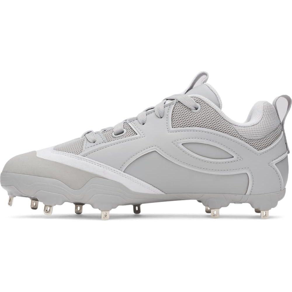 imageUnder Armour Mens Yard Icon Mt Baseball Cleats Sneaker075 Baseball GrayBaseball GrayHalo Gray