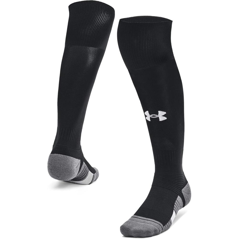 imageUnder Armour Unisex Magnetico Over the Calf Socks001 Black  Pitch Gray  White