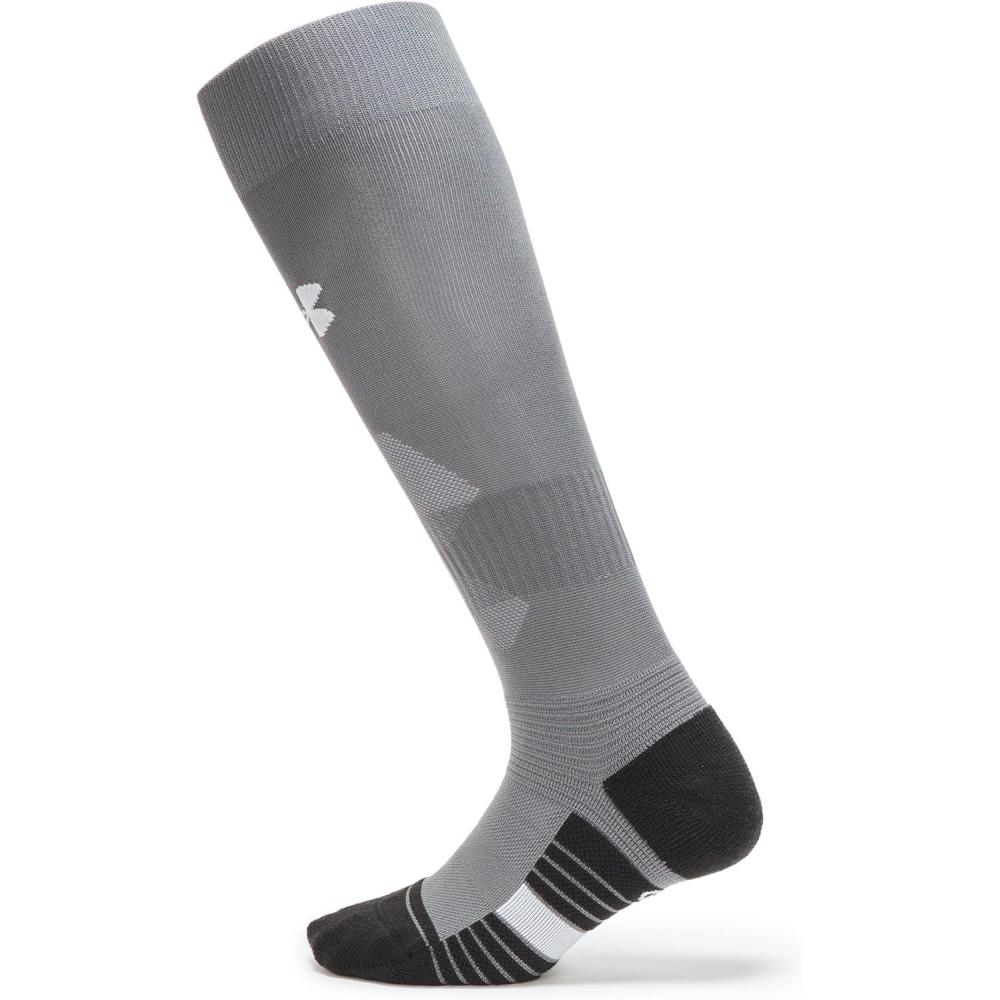 imageUnder Armour Unisex Magnetico Over the Calf Socks040 Graphite  Black  White