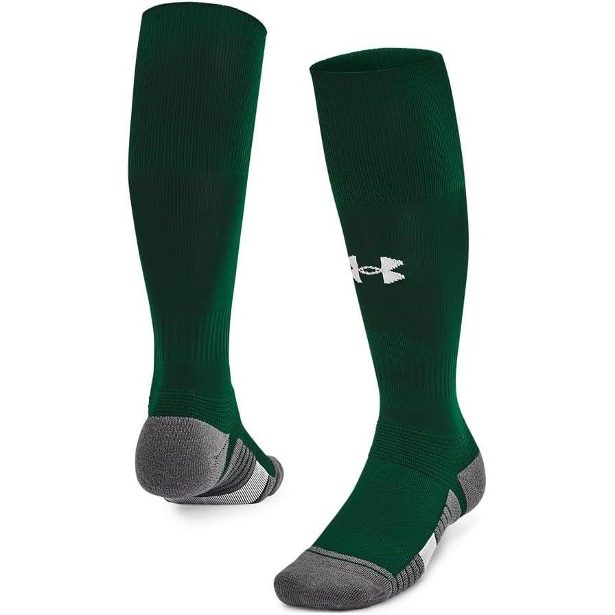 imageUnder Armour Unisex Magnetico Over the Calf Socks301 Forest Green  Pitch Gray  White