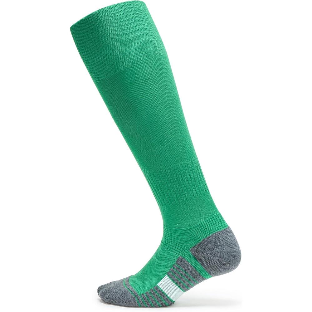 imageUnder Armour Unisex Magnetico Over the Calf Socks305 Team Kelly Green  Pitch Gray  White