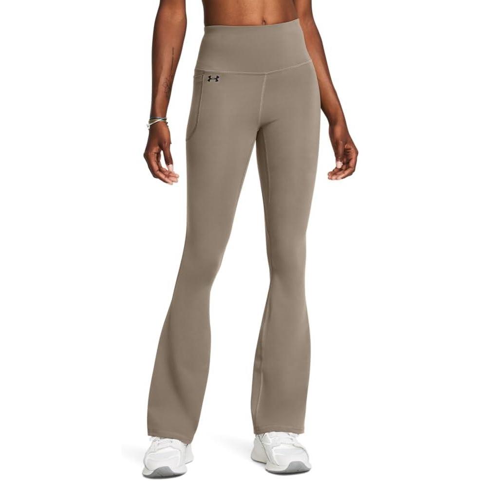 imageUnder Armour Womens Motion Flare Pants200 Taupe Dusk   Black