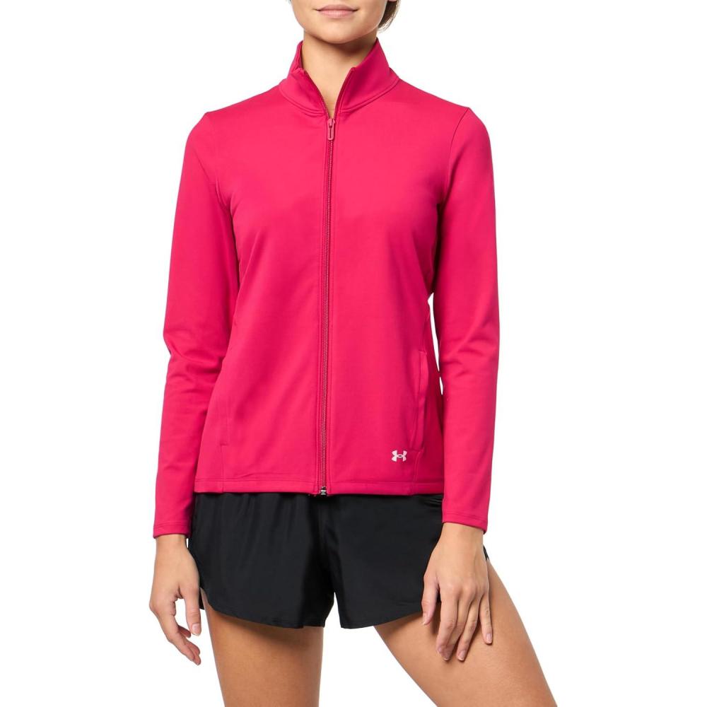 imageUnder Armour Womens Motion Jacket682 Shaded Fuchsia   Prime Pink