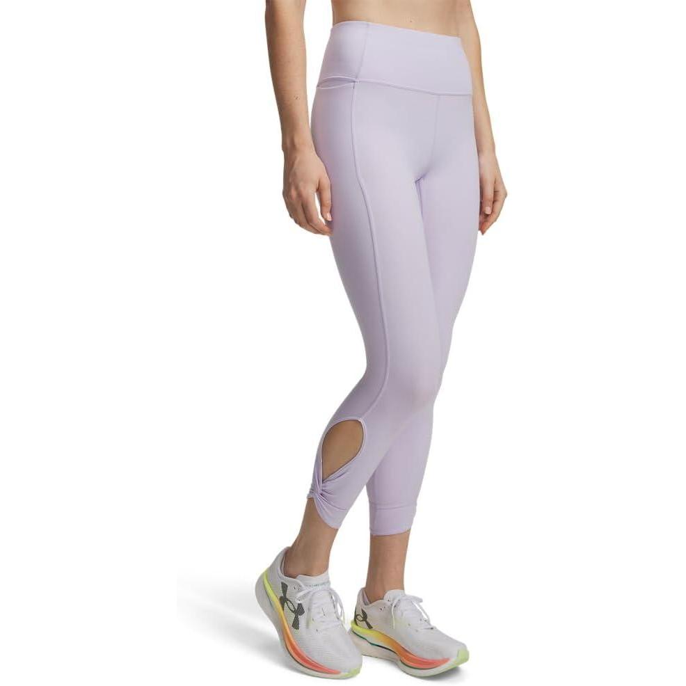 imageUnder Armour Womens Movement Twist Ankle Leggings535 Salt Purple   Metallic Silver