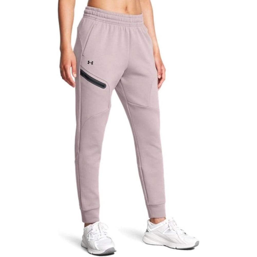 imageUnder Armour Womens Unstoppable Fleece Joggers015 Tetra Gray   Black