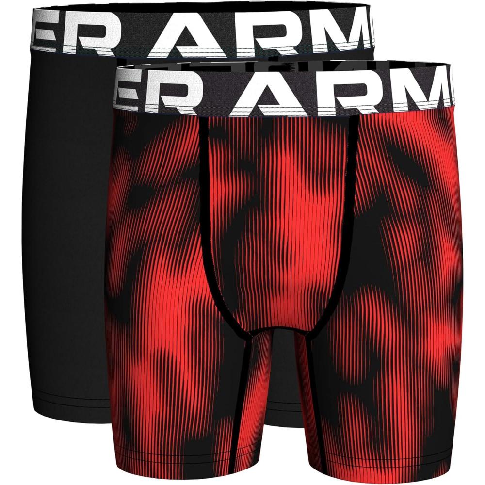 imageUnder Armour boys Performance Boxer Briefs Lightweight ampamp Smooth Stretch FitValley Etch