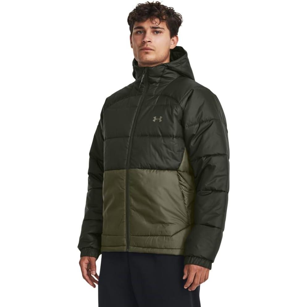 imageUnder Armour mens Storm Insulated Hooded Jacket310 Baroque Green  Marine Od Green  Marine Od Green