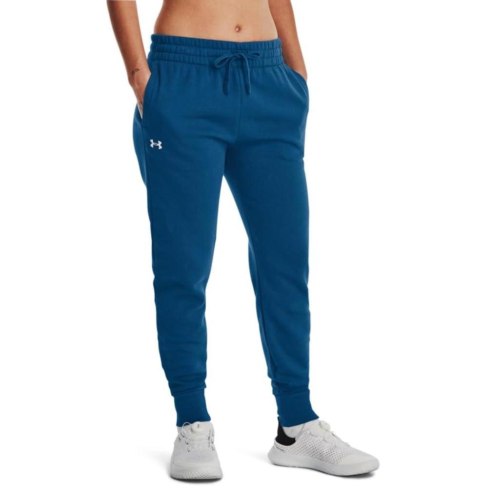 imageUnder Armour womens Rival Fleece Joggers426 Varsity Blue   White