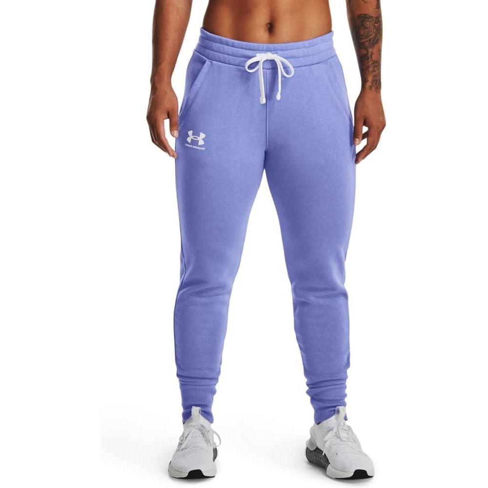 imageUnder Armour womens Rival Fleece Joggers495 Baja Blue   White