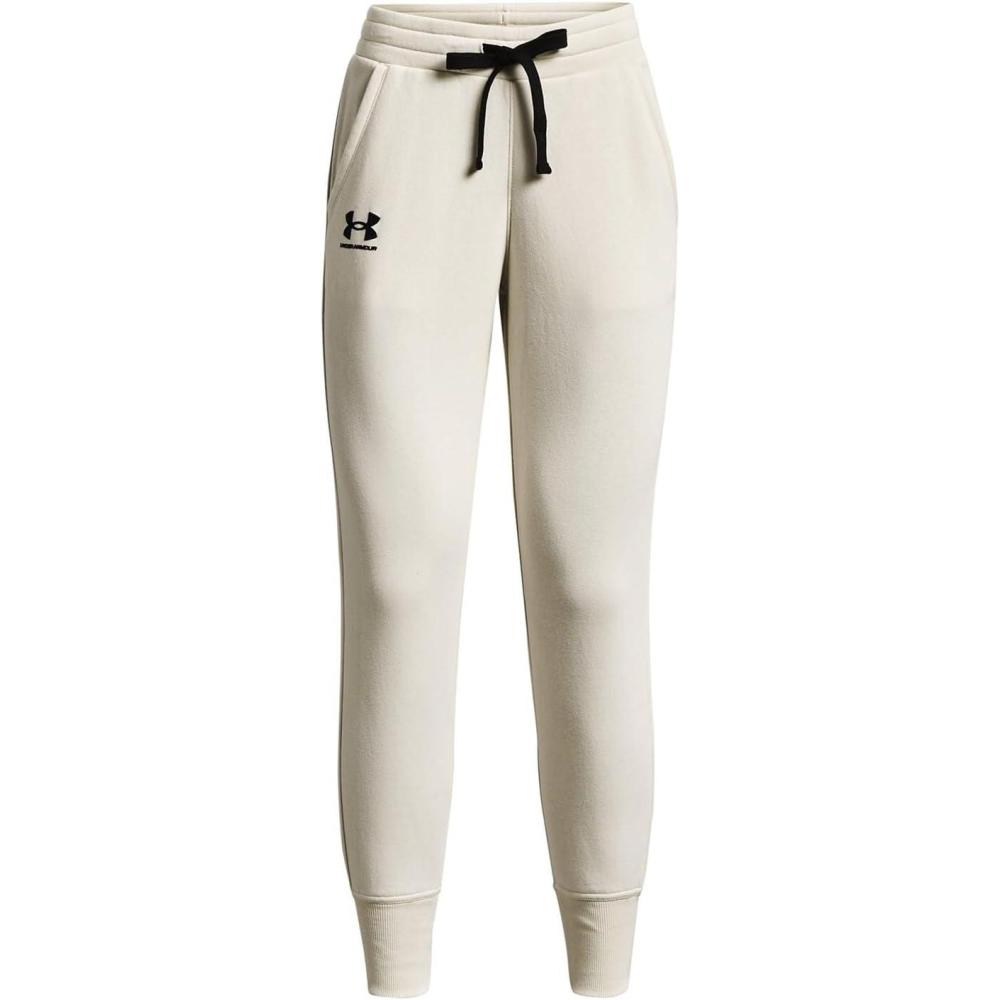 imageUnder Armour womens Rival Fleece JoggersStone 279Black