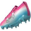 imageUnder Armour Boys Blur Select Jr Football Cleats Sneaker694 Pink RaveFresco BlueBlack