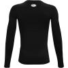 imageUnder Armour Boys HeatGear Armour LongSleeve TShirtBlack 001Pitch Gray