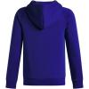 imageUnder Armour Boys Rival Fleece Big Logo Print Fill Hoodie400 Royal   Black