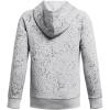 imageUnder Armour Boys Rival Fleece Printed Hoodie011 Mod Gray   White