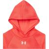 imageUnder Armour Boys Rival Fleece Printed Hoodie690 Venom Red   White