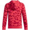 imageUnder Armour Boys Rival Fleece Printed Hoodie989 Lava Red  Cardinal  White