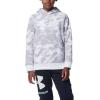 imageUnder Armour Boys Rival Fleece Printed HoodieMod Gray 011White