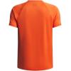 imageUnder Armour Boys Tech Hybrid Printed Fill ShortSleeve TShirt844 Orange Base   Surplus Orange