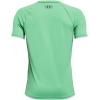imageUnder Armour Boys Tech Hybrid Printed Fill ShortSleeve TShirtMatcha Green 342Pitch Gray