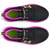 imageUnder Armour Girls Pre School Assert 10 Alternate Closure Sneaker002 BlackVivid MagentaMorph Green