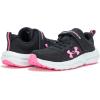 imageUnder Armour Girls Pre School Assert 10 Alternate Closure Sneaker003 BlackAero PinkAero Pink
