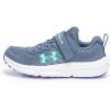 imageUnder Armour Girls Pre School Assert 10 Alternate Closure Sneaker044 Downpour GrayVirtual VioletComet Green