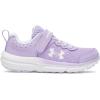 imageUnder Armour Girls Pre School Assert 10 Alternate Closure Sneaker538 TransparentSalt PurpleWhite
