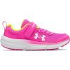 imageUnder Armour Girls Pre School Assert 10 Alternate Closure Sneaker652 Rebel PinkHigh Vis YellowWhite