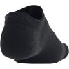 imageUnder Armour Kids Essential 20 Lightweight No Show Socks 6Pack001 Black  Black  Castlerock