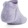 imageUnder Armour Kids Essential 20 Lightweight No Show Socks 6Pack535 Salt Purple  White  Purple