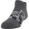 imageUnder Armour Kids Essential 20 Lightweight No Show Socks 6PackPitch Gray Assorted