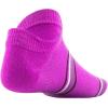imageUnder Armour Kids Essential 20 Lightweight No Show Socks 6PackStrobe Purple Assorted