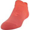 imageUnder Armour Kids Essential 20 Lightweight No Show Socks 6PackWhite Daiquiri Red Assorted