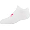 imageUnder Armour Kids Essential 20 Lightweight No Show Socks 6PackWhite Penta Pink Assorted