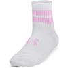 imageUnder Armour Kids Youth Essential Quarter Socks 6Pack100 White  White  Stellar Pink