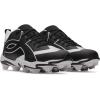 imageUnder Armour Mens Leadoff Icon Low Rm Baseball Cleats Sneaker001 BlackWhiteBlack