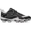 imageUnder Armour Mens Leadoff Icon Low Rm Baseball Cleats Sneaker001 BlackWhiteBlack
