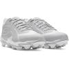 imageUnder Armour Mens Leadoff Icon Low Rm Baseball Cleats Sneaker075 Baseball GrayWhiteBaseball Gray