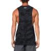 imageUnder Armour Mens Project Rock Camo Tank016 Anthracite  Black  Hyper Green