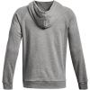 imageUnder Armour Mens Rival Fleece Hoodie025 Castlerock Light Heather   White